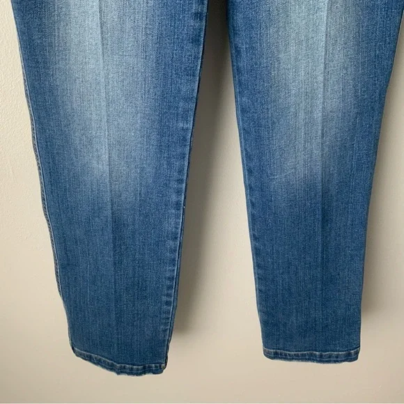 SPANX Pull-On Jeans Straight Leg Blue Small - Picture 7 of 12